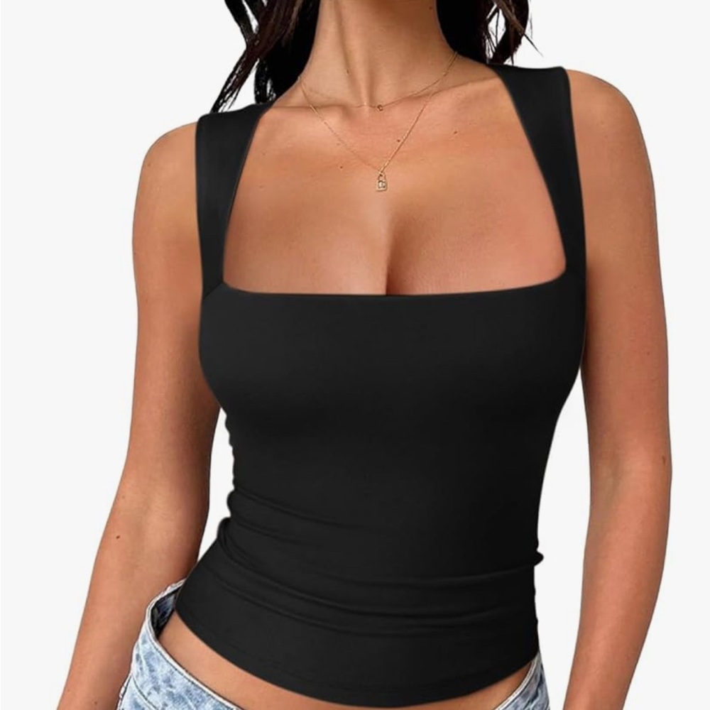 ReoRia Classic Black Tank Top